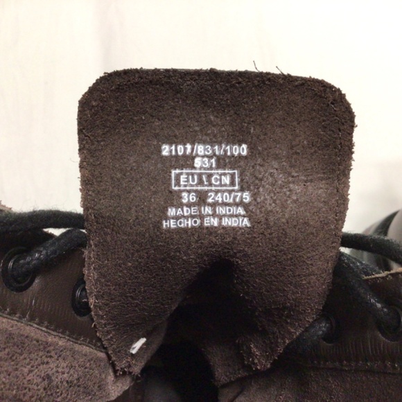 Zara Brown Lace Up Boots - Picture 8 of 13